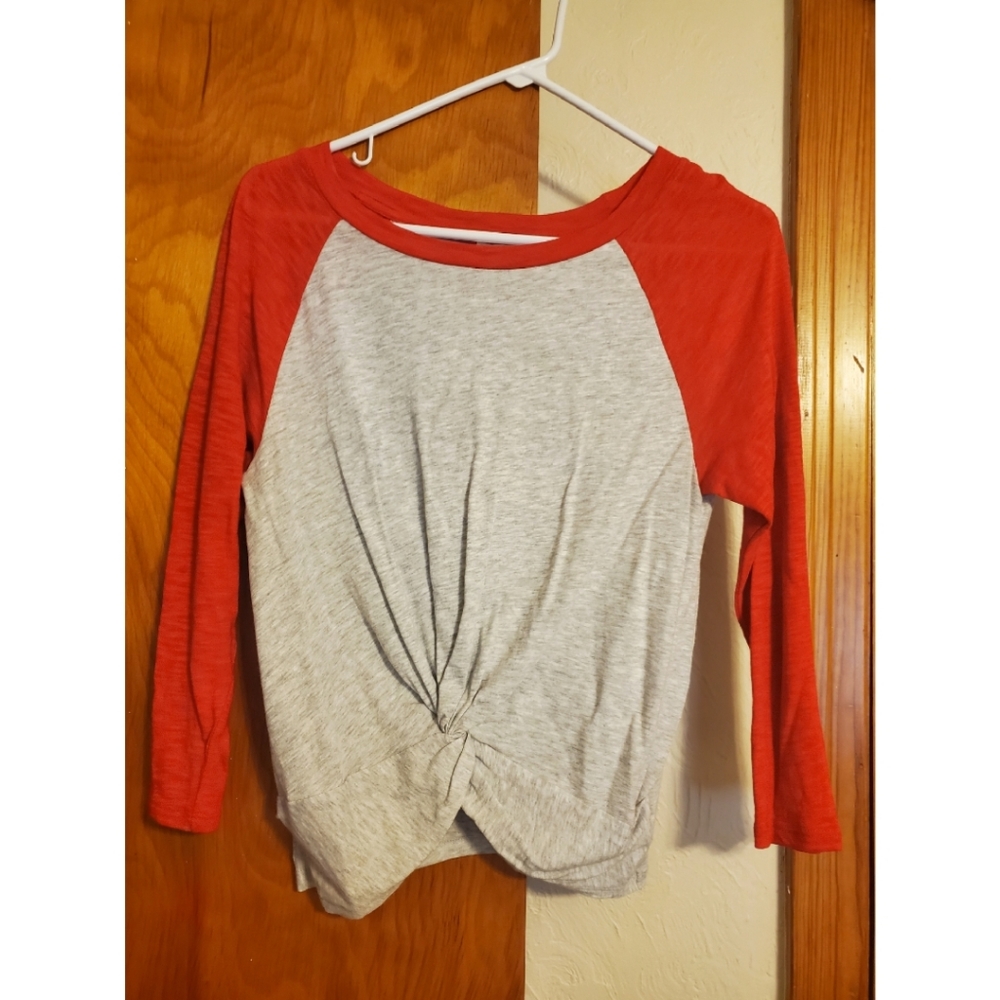 NWOT Express One Eleven Twist Front Baseball Tee